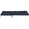 image:imageGiantex Set of 4 Lounge Chair Cushion Outdoor Padded Cushion with String Ties Patio Recliner Chaise Lounge Pads Replacement for Garden Poolside 73X22X4 Inch Thick Indoor Floor Cushion GreyGrey