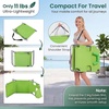 image:imageGiantex Tanning Chair with Face Hole Folding Beach Lounge Chair w 5Position Adjustable Backrest Storage Pocket Removable Cushion Outdoor Sunbathing Chair for Pool Camping 1GreenGreen