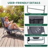 image:imageGiantex Tanning Chair with Face Hole Folding Beach Lounge Chair w 5Position Adjustable Backrest Storage Pocket Removable Cushion Outdoor Sunbathing Chair for Pool Camping 1GreenGrey