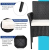 image:imagePatio Chairs Set of 2 All Weather Rattan Wicker Dining Chairs with Soft Removable Cushions Armrest Outdoor Dining Chairs for Garden Pool Backyard Lawn Porch Black