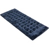 image:imageGiantex Camping Cot Pad 75 x 275 x 3 Recliner Cushion with 4 Fixing Straps Thickened Cushion for Lounge Chair and Swing Indoor Outdoor Use Mattress Pad for Hiking Travel Camp VacationBlue