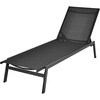 image:imageGiantex Chaise Lounge Chair Patio Chaise Lounger with 6Position Adjustable Backrest and Breathable Fabric Outdoor Recliner for Patio Poolside Backyard and Garden 1 BeigeBlack
