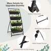 image:imageGiantex 5Tier Wooden Vertical Raised Garden Bed with Legs Set 2 Tiered Plant Box for Herbs Garden Vegetables Fruits Indoor Outdoor Freestanding Planter Stand Flower Rack for Patio Balcony amp Yard1