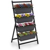 image:imageGiantex 5Tier Wooden Vertical Raised Garden Bed with Legs Set 2 Tiered Plant Box for Herbs Garden Vegetables Fruits Indoor Outdoor Freestanding Planter Stand Flower Rack for Patio Balcony amp Yard1