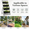 image:imageGiantex 5Tier Wooden Vertical Raised Garden Bed with Legs Set 2 Tiered Plant Box for Herbs Garden Vegetables Fruits Indoor Outdoor Freestanding Planter Stand Flower Rack for Patio Balcony amp Yard2