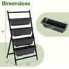 image:imageGiantex 5Tier Wooden Vertical Raised Garden Bed with Legs Set 2 Tiered Plant Box for Herbs Garden Vegetables Fruits Indoor Outdoor Freestanding Planter Stand Flower Rack for Patio Balcony amp Yard1