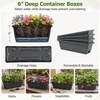 image:imageGiantex 5Tier Wooden Vertical Raised Garden Bed with Legs Set 2 Tiered Plant Box for Herbs Garden Vegetables Fruits Indoor Outdoor Freestanding Planter Stand Flower Rack for Patio Balcony amp Yard1