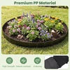 image:imageGiantex 70 Pcs Garden Landscape Edging Border 345 FT Flexible Plastic Lawn Edging with Interlocking Panels Garden Border Edging for Flower Beds Tree Rings Pathways amp Backyard Easy DIY No Stakes