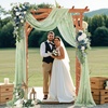 image:imageGiantex 85 Garden Arch Trellis Wood Garden Arbor with Flat Top for Climbing Plants Roses amp Vines Outdoor Wooden Wedding Arch for Ceremony Backyard Lawn Patio Garden Entrance DecorationWalnut Brown
