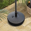 image:imageGiantex Fillable Umbrella Base Stand 80 lbs Heavy Duty HDPE Patio Umbrella Base Weighted with Water amp Sand 2 Adjustable Knobs Fits 1519 Poles for Outdoor Deck Pool Garden750 Pounds