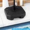 image:imageGiantex Fillable Umbrella Base Stand 80 lbs Heavy Duty HDPE Patio Umbrella Base Weighted with Water amp Sand 2 Adjustable Knobs Fits 1519 Poles for Outdoor Deck Pool Garden720 Pounds