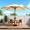 image:imageGiantex Fillable Umbrella Base Stand 80 lbs Heavy Duty HDPE Patio Umbrella Base Weighted with Water amp Sand 2 Adjustable Knobs Fits 1519 Poles for Outdoor Deck Pool Garden550 Pounds