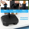 image:imageGiantex Fillable Umbrella Base Stand 80 lbs Heavy Duty HDPE Patio Umbrella Base Weighted with Water amp Sand 2 Adjustable Knobs Fits 1519 Poles for Outdoor Deck Pool Garden720 Pounds