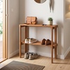 image:imageGiantex Foldable Plant Shelf 3Tier Solid Wood Indoor Outdoor Flower Pot Display Rack Corner Storage Bookshelf Freestanding Tiered Plant Stand for Garden Patio Balcony No Assembly2Tier