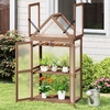 image:imageGiantex Garden Cold Frame Mini Greenhouse Storage Shelves w Transparent FlipTop Roof amp 3 Adjustable Shelves Indoor amp Outdoor Use for Garden Patio Balcony