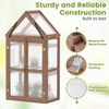 image:imageGiantex Garden Cold Frame Mini Greenhouse Storage Shelves w Transparent FlipTop Roof amp 3 Adjustable Shelves Indoor amp Outdoor Use for Garden Patio Balcony