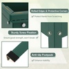 image:imageGiantex Metal Raised Garden Bed with Legs Elevated Planter Box with Drainage Holes for Vegetable Fruit Flower Herb Outdoor Standing Gardening Box for Balcony Backyard Patio Porch 24x11x18Dark Green