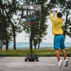 image:imageGiantex Portable Basketball Hoop Outdoor  810Ft Height Adjustable Basketball Stand System for Adult with 44 Backboard 2 Wheels Fillable Base Indoor Outdoor Basketball Goal