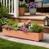 image:imageGiantex Raised Garden Bed 36 x 7 x 65 Wooden Elevated Planter Box for Flower Vegetable Herb Garden Window Mounted Plant Box for Planting Garden Backyard Patio1