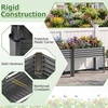 image:imageGiantex Raised Garden Bed with Legs 44 x 22 x 32 Metal Large Elevated Planter Box for Vegetable Flower Fruit Herb Heavy Duty Outdoor Gardening Planter for Backyard Patio Balcony BlackDark Gray