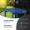 image:imageGiantex Side Table Outdoor Small Patio Table 18 Adirondack Table Weather Resistant End Tables Outside Square Tea Table for Patio Backyard Poolside Garden Balcony 1 WhiteNavy