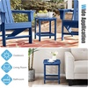 image:imageGiantex Side Table Outdoor Small Patio Table 18 Adirondack Table Weather Resistant End Tables Outside Square Tea Table for Patio Backyard Poolside Garden Balcony 1 WhiteNavy