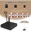 image:imageGiantex Umbrella Base with Wheels  Fillable Patio Umbrella Stand with Retractable amp Removable Pull Rod 132 lbs Capacity Weighted Market Umbrella Pole Holder for Outdoor Poolside Backyard Garden1320 Pounds