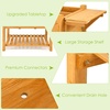 image:imageGiantex Wood Raised Garden Bed wFolding DropLeaf Potting Table Planter Box for Flower Herb Vegetable Fruit Indoor Outdoor Elevated Raised Beds for Gardening Backyard Patio Balcony485x21x315