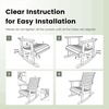 image:imageGiantex Wood Rocking Chair Outdoor  Outside Rocker with High Backrest Wide Armrests 330 Lbs Weight Capacity Patio Rocking Chairs for Lawn Backyard Indoors Deck Garden Porch Chair 2 NaturalNatural