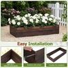 image:imageGiantex Wooden Raised Garden Bed 23 x 23 Square Fir Wood Planter Box with OpenEnded Base for Vegetables Flowers Herbs Indoor Outdoor Elevated Planter Container for Patio Yard Garden amp Balcony45 x 23 x 95