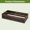 image:imageGiantex Wooden Raised Garden Bed 23 x 23 Square Fir Wood Planter Box with OpenEnded Base for Vegetables Flowers Herbs Indoor Outdoor Elevated Planter Container for Patio Yard Garden amp Balcony45 x 23 x 95