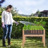 image:imageGiantex Wooden Raised Garden Bed wLegs Wood Elevated Planter Box 35Lx 16Wx24H Outdoor Planter Stand for Flower Herb Garden Vegetable Fruit SucculentClear