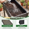 image:imageGiantex Wooden Raised Garden Bed wLegs Wood Elevated Planter Box 35Lx 16Wx24H Outdoor Planter Stand for Flower Herb Garden Vegetable Fruit SucculentGray