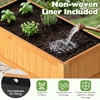 image:imageGiantex Wooden Raised Garden Bed wLegs Wood Elevated Planter Box 35Lx 16Wx24H Outdoor Planter Stand for Flower Herb Garden Vegetable Fruit SucculentOrange