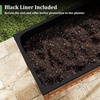 image:imageGiantex Wooden Raised Garden Bed wLegs Wood Elevated Planter Box 35Lx 16Wx24H Outdoor Planter Stand for Flower Herb Garden Vegetable Fruit SucculentReddish Brown
