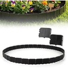 image:imageGiantex 70 Pcs Garden Landscape Edging Border 345 FT Flexible Plastic Lawn Edging with Interlocking Panels Garden Border Edging for Flower Beds Tree Rings Pathways amp Backyard Easy DIY No Stakes
