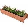 image:imageGiantex Raised Garden Bed 36 x 7 x 65 Wooden Elevated Planter Box for Flower Vegetable Herb Garden Window Mounted Plant Box for Planting Garden Backyard Patio1