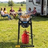 image:imageGiantex 3 Burner Propane Gas Stove  240000 BTU High Pressure Camp Cooker Detachable Legs 020 PSI Adjustable Regulator for BBQ Grilling Brewing Frying155 x 155 x 29 L  W  H