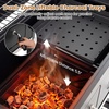 image:imageGiantex Extra Large Charcoal Grill with Oversized 752 sqin Cooking Area  Outdoor Smoker BBQ Grill with 2 Individual Lifting Charcoal Trays Folding Side Tables Wheels amp Protective Cover