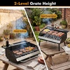 image:imageGiantex Portable Charcoal Grill with Detachable Legs  Foldable Compact BBQ Grill with Adjustable Grate Spice Rack amp Carrying Bag for Backyard Party Camping Tailgating