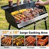 image:imageGiantex Portable Charcoal Grill with Detachable Legs  Foldable Compact BBQ Grill with Adjustable Grate Spice Rack amp Carrying Bag for Backyard Party Camping Tailgating