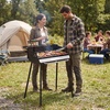 image:imageGiantex Portable Charcoal Grill with Detachable Legs  Foldable Compact BBQ Grill with Adjustable Grate Spice Rack amp Carrying Bag for Backyard Party Camping Tailgating