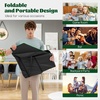 image:imageGiantex 48 Poker Table Top  8 Player Foldable Texas Holdem Poker Table Topper wCarrying Bag Cup Holders Chip Trays Portable AntiSlip Blackjack Octagonal Poker Mat Layout for Card Casino GameGreen With Text