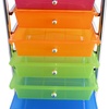 image:imageGiantex 10Drawer Rolling Storage Cart wWheels Handle Removable Drawers Mobile Organizer Storage Unit Trolley Utility Cart for Home Kitchen Living Room Office Play Room Green GradientMulticolor