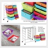 image:imageGiantex 10Drawer Rolling Storage Cart wWheels Handle Removable Drawers Mobile Organizer Storage Unit Trolley Utility Cart for Home Kitchen Living Room Office Play Room Green GradientMulticolor