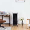 image:imageGiantex 10Drawer Rolling Storage Cart wWheels Handle Removable Drawers Mobile Organizer Storage Unit Trolley Utility Cart for Home Kitchen Living Room Office Play Room Green GradientBlack