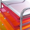 image:imageGiantex 10Drawer Rolling Storage Cart wWheels Handle Removable Drawers Mobile Organizer Storage Unit Trolley Utility Cart for Home Kitchen Living Room Office Play Room Green GradientMulticolor
