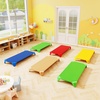 image:imageGiantex Stackable Daycare Cots for Sleeping 53 L x 24 W Portable Nap Cots for Kids and Toddlers wEasy Lift Corners SpaceSaving Toddler Bed for Preschool Classroom Pet Daycare Pack of 6 MultiMulti Color