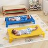 image:imageGiantex Stackable Daycare Cots for Sleeping 53 L x 24 W Portable Nap Cots for Kids and Toddlers wEasy Lift Corners SpaceSaving Toddler Bed for Preschool Classroom Pet Daycare Pack of 6 MultiMulti Color