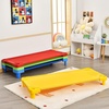 image:imageGiantex Stackable Daycare Cots for Sleeping 53 L x 24 W Portable Nap Cots for Kids and Toddlers wEasy Lift Corners SpaceSaving Toddler Bed for Preschool Classroom Pet Daycare Pack of 6 MultiMulti Color